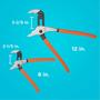 Imagem de Alicate Deslizante BLACK+DECKER BDHT84001 - Pacote com 2 (20cm e 30cm)