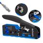 Imagem de Alicate EZ Crimp para Conectores RJ45 RJ12 e RJ11 Redes Cat 7 Cat 6 e Cat 5e Profissional