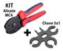 Imagem de Alicate P/ Crimpar Conector MC4 + Chave Aperto MC4 5x1