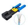 Imagem de Alicate Profissional Desencapa Crimpa Cabo Rede Internet Conector Rj45 Rj12 Rj11