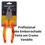 Imagem de Alicate Universal Emborrachado Cromo Vanadio Profissional 8''