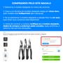 Imagem de Alicate Universal Multifuncional 9 Polegadas Ferramenta Ponta Agulha Achatada Diagonal ou Kit Profissional Cabo Emborrachado