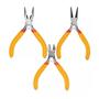 Imagem de Alicates corte diagonal meia cana bico redondo jogo kit 3 pcs bom-3703 c/3 bomder