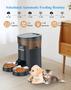 Imagem de Alimentador automático para gatos HoneyGuaridan 4.5L para 2 gatos e cães