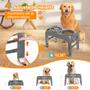 Imagem de Alimentador lento 2 em 1 Elevated Dog Bowls COMESOON para cães grandes