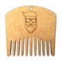 Imagem de Alinhador E Pente Modelador Para Barba De Madeira Barbeiro Chaveiro P