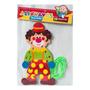 Imagem de Alinhavo Palhaço Brinquedo Educativo Coordenação Motora - Maninho - 4 anos
