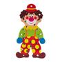 Imagem de Alinhavo Palhaço Brinquedo Educativo Coordenação Motora - Maninho - 4 anos
