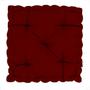 Imagem de Almofada Alta Cheia Futon Turca Sala Sofá Poltrona Cadeira Banco Cor Lisa 40x40x10cm
