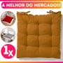 Imagem de Almofada Assento Cadeira Futton Futon 40x40cm Cores Diversas 100% Poliéster