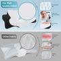 Imagem de Almofada Cervical DONAMA Contour Memory Foam - Pacote com 2 Unidades