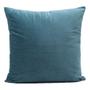 Imagem de Almofada Cheia Suede Decorativa Azul Petróleo 45cm x 45cm