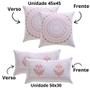 Imagem de Almofada Com Enchimento Turin Retangular Arabesco Rose