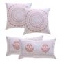 Imagem de Almofada Com Enchimento Turin Retangular Arabesco Rose