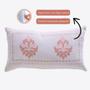 Imagem de Almofada Com Enchimento Turin Retangular Arabesco Rose