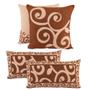 Imagem de Almofada Com Enchimento Turin Retangular Baguete Jacquard Estampado 180 Fios