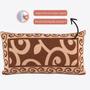 Imagem de Almofada Com Enchimento Turin Retangular Baguete Jacquard Estampado 180 Fios