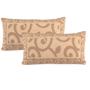 Imagem de Almofada Com Enchimento Turin Retangular Baguete Jacquard Estampado 180 Fios