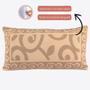 Imagem de Almofada Com Enchimento Turin Retangular Baguete Jacquard Estampado 180 Fios