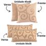 Imagem de Almofada Com Enchimento Turin Retangular Baguete Jacquard Estampado 180 Fios