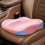 Imagem de Almofada de assento de carro UVCMDUI Wedge Memory Foam de 10 cm, tecido rosa