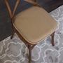 Imagem de Almofada de Cadeira Sweet Home Collection - Memory Foam (Pacote com 4 Unidades - Cinza)