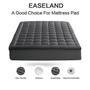 Imagem de Almofada de Colchão Queen Size EASELAND - 300TC Algodão Cinza Escuro