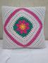 Almofada de crochê - 40x40 cm - CK Artesanato Imagem de Almofada de crochê - 40x40 cm - CK Artesanato