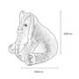 Imagem de Almofada de Pelúcia Elefante Wokex - Brinquedo de Pelúcia para Crianças e Bebês