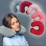 Imagem de Almofada de pescoço travesseiro anatômico de viagem cervical confortável