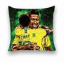 Imagem de Almofada Decorativa 40x40 Personalizado Cheias Firmino e Neymar