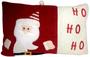 Imagem de Almofada Decorativa Especial Vermelho E Branco - Estampa Boneco Papai Noel - 45 Centímetros - Enfeite De Natal Para Casa Sofá - Decoração Natalina