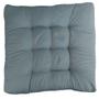 Imagem de Almofada Decorativa Futon Assento Cadeira 60x60cm Sofá Poltrona Cheia Grande Cinza