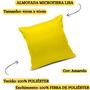 Imagem de Almofada Decorativa Microfibra Lisa Amarela 40cmx40cm