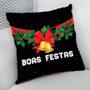 Imagem de Almofada Decorativa Personalizado Natal Boas Festas Sinos