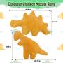 Imagem de Almofada Dinossauro ML.ENJOY - 48cm - Formato Nugget de Frango