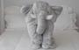Imagem de Almofada Elefante 80 cm Travesseiro bebê pelúcia bebe Antialérgico