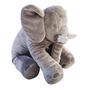 Imagem de Almofada Elefante Pelúcia 50 cm Travesseiro Bebê Antialérgico