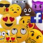 Imagem de Almofada emoji whatsapp 28x28cm com zíper whatsapp