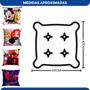 Imagem de Almofada Fibra Microfibra Disney 40X40 Mickey Friends Poliéster Infantil Decoração Festa Quarto