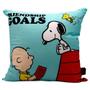 Imagem de Almofada Fibra Veludo Snoopy Friendship Goals 40x40cm
