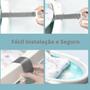 Imagem de Almofada Flutuante para Banho Bebê Bóia de Banheira com Alça Azul