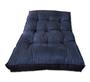 Imagem de Almofada Futon Alto Linho Twist 120x80 Gigante Qualidade Azul Cód. 1343
