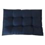 Imagem de Almofada Futon Alto Linho Twist 120x80 Gigante Qualidade Azul Cód. 1343