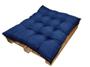 Imagem de Almofada Futon Alto Oxford 120x100 Pallet Gigante Qualidade Azul Marinho Cód. 1817