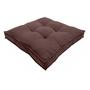 Imagem de Almofada Futon Decoração 50X50 Cm Vários Modelos Marrom