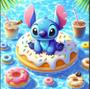 Imagem de Almofada Lilo, Stitch e Angel Tamanho 30cm x 30cm com Ziper Várias Estampas