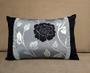 Imagem de Almofada Lyon Strass Jaquard Preto