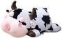 Imagem de Almofada macia de pelúcia WUZHOU Cow Stuffed Animal para crianças de 30 cm