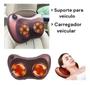 Imagem de Almofada Massageador Infravermelho Shiatsu veicular domestico